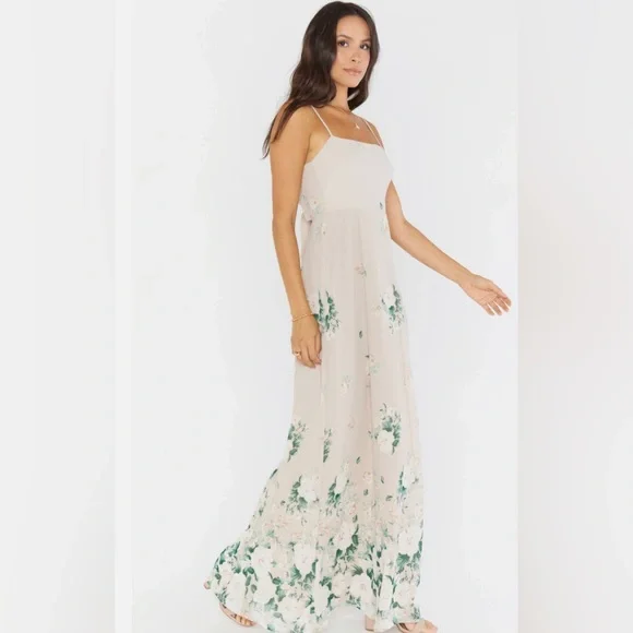 lauren tie maxi dress Lauren Tie Maxi Dress